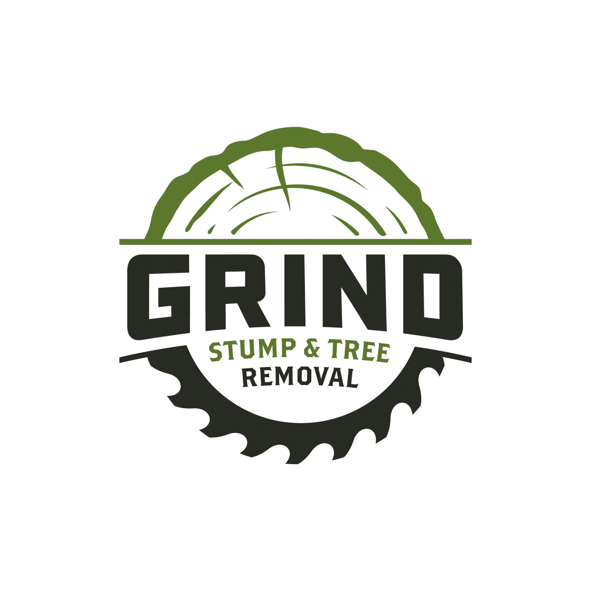 A picture of a stump grinding and removal company at work