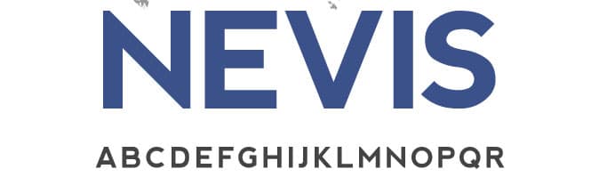 Nevis Free Font Download