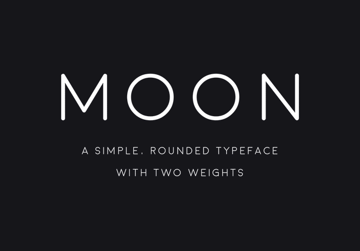 Moon - Rounded Sans-serif - - modern fonts 2015 - the best top font of the year