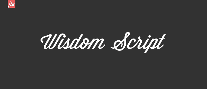Wisdom Script - Free font download / Alternatives to Lobster