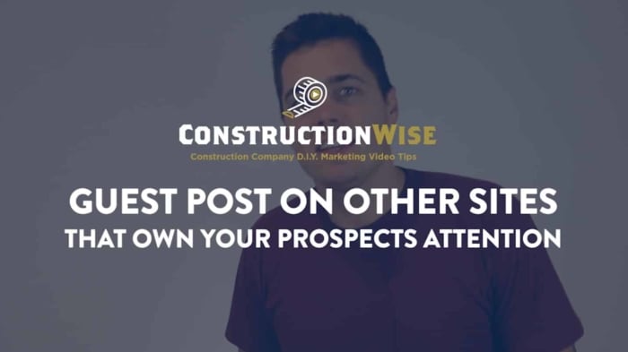 Guest Post on Other Sites that own your prospects attention