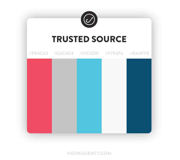 Trusted Source Color Scheme for 2020