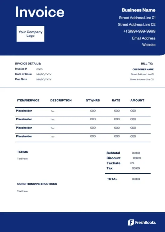 Introducing Hook Agency's optimized FreshBooks invoice template, specifically designed for roofing businesses. This comprehensive template allows you to seamlessly incorporate your company logo and details. Key features include sections for invoice number, date, client information, item/service descriptions, quantities, rates, subtotals, discounts, taxes, and totals. Ideal for generating accurate roofing estimates with ease.
