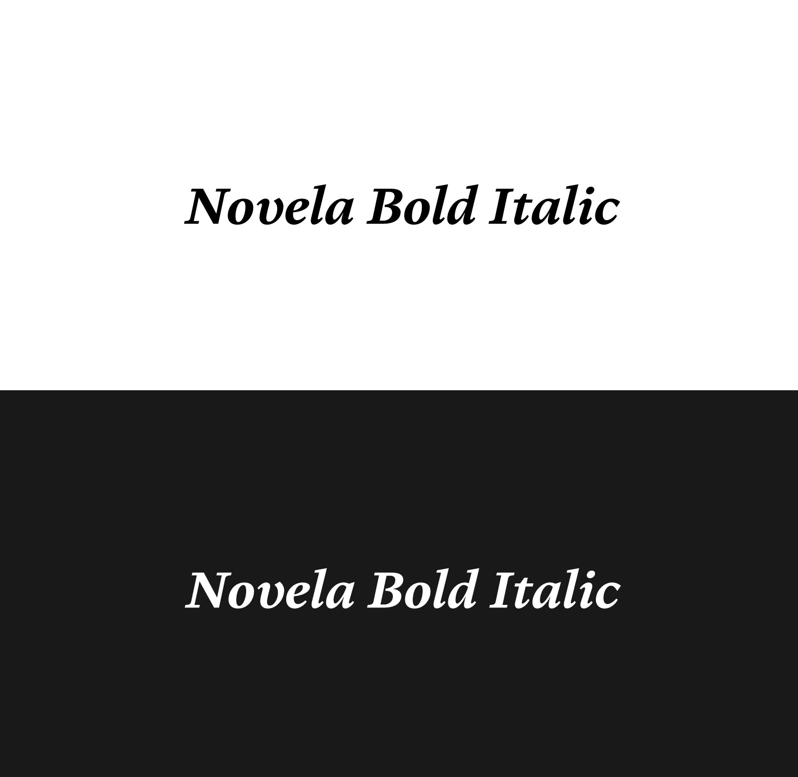 Novla Bold Italic - Modern Fonts 2022