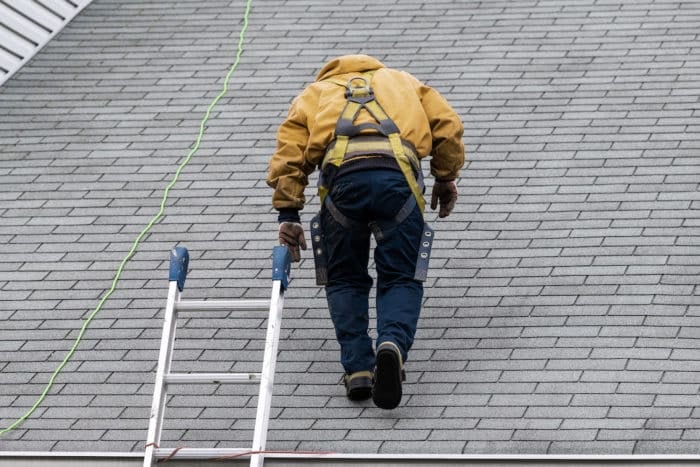 roofing inspection during roofing sales process