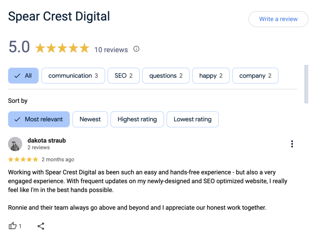 Spearcrest Digital Junk Removal Marketing Company Reviews 2025