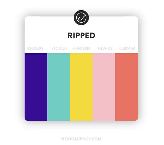 Ripped - bright color scheme for 2021