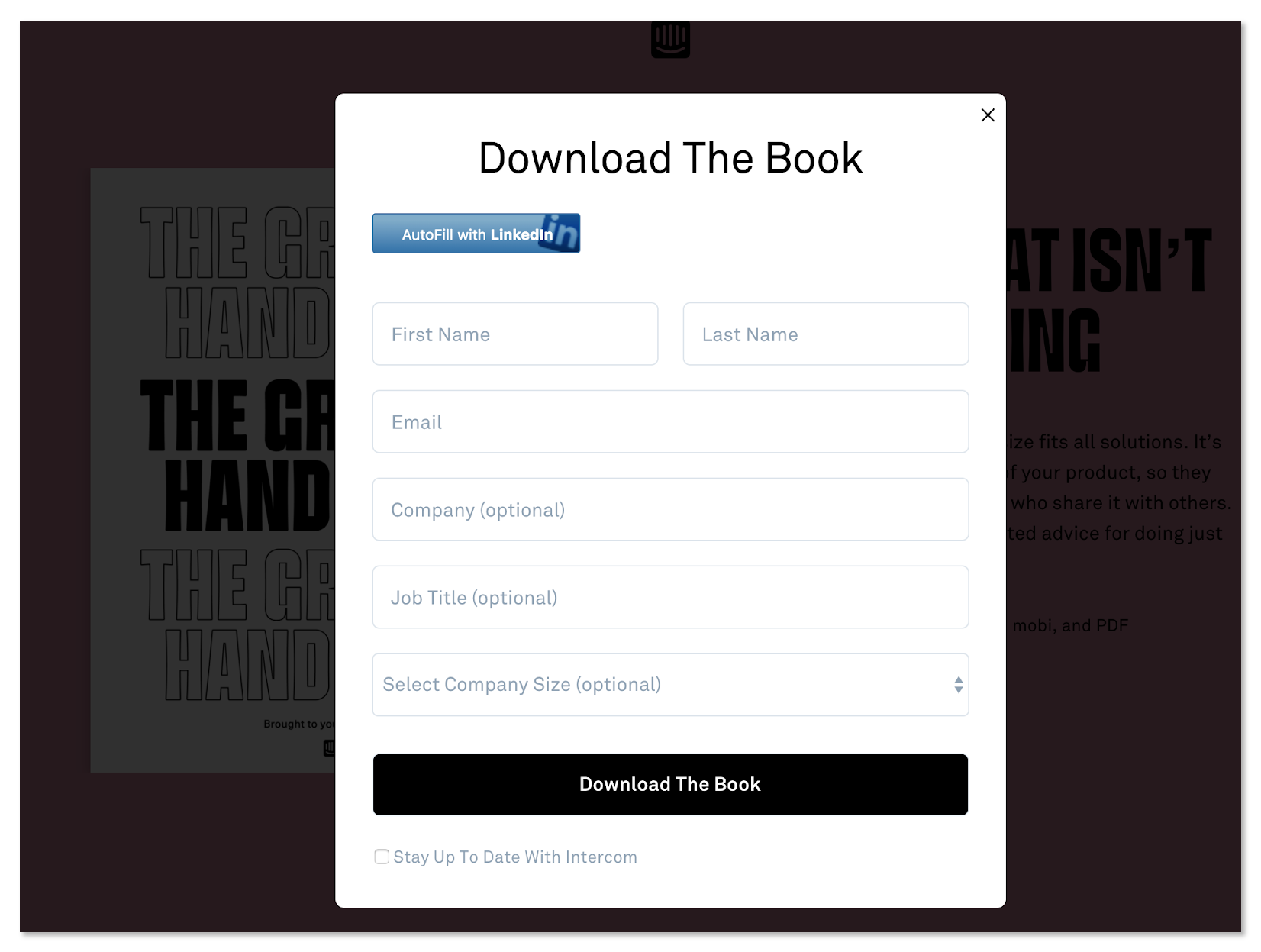 Download an e-book - inbound marketing