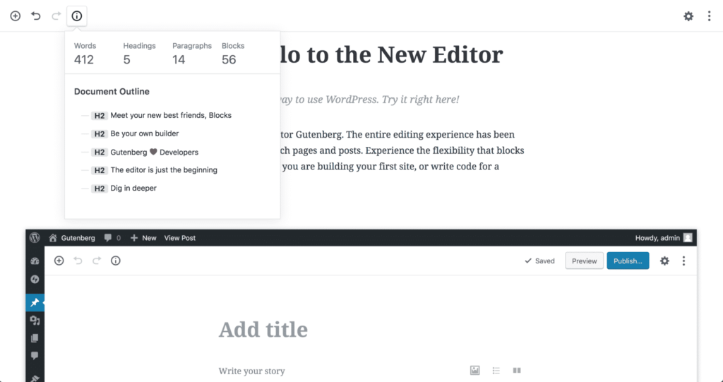 Tiny MCE vs. Gutenberg