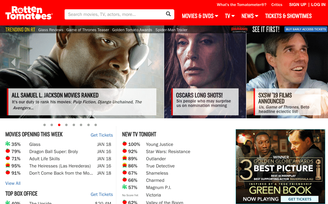 rotten tomatoes