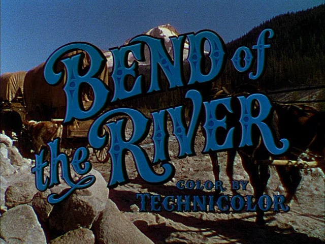 Handlettering in Movie Titles - Classic, Bend of the River