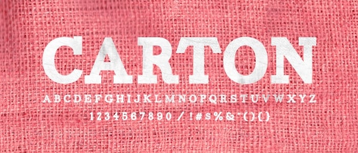 Carton Font - Hipster Fonts 