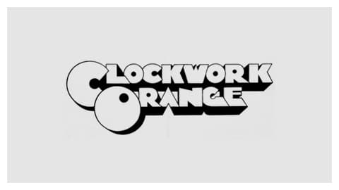 Clockwork Orange - Handlettering in Movie Titles