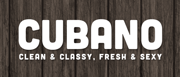 Cubano Hipster Fonts