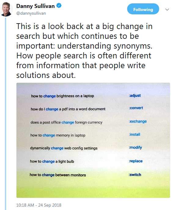 Danny Sullivan Tweet 2