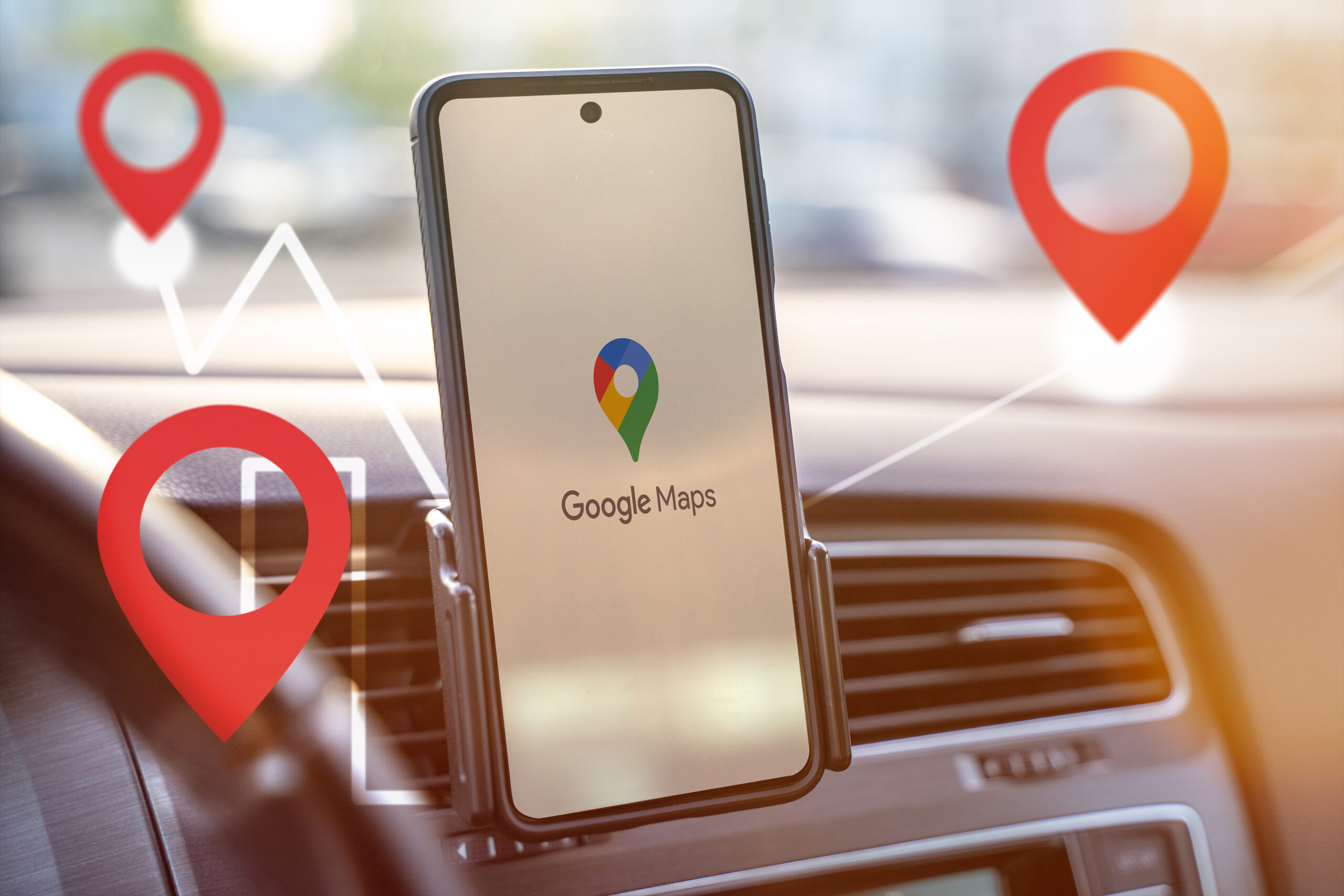 Google Maps Search on Smart Phone