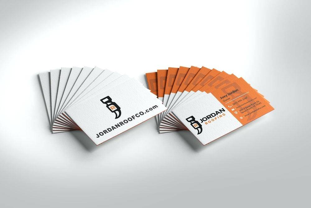 Jordan Roofing Business Card