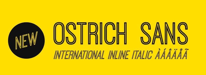 Ostrich Sans - Best Free Hipster Fonts