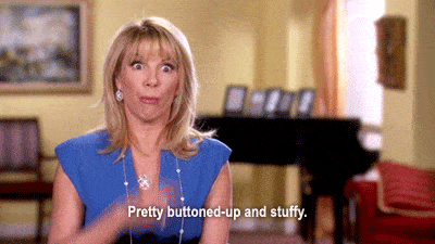 Pretty buttoned up and stuff - funny internet marketing real housewives gifs
