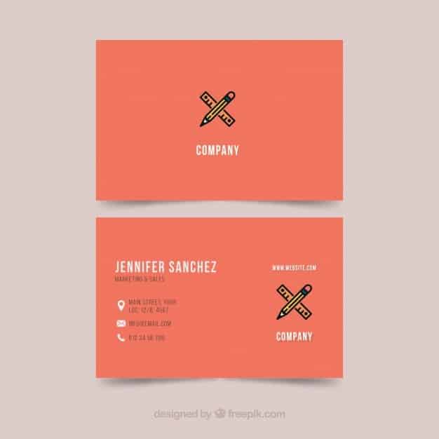 Roofing Business Card Template