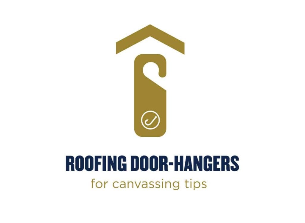 Roofing door hangers