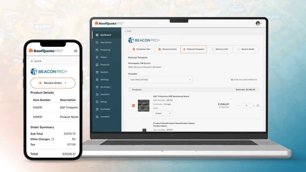 Roofle Roof Quote Pro 3.0 - Screenshot