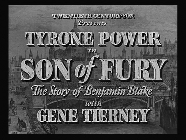 Tyron Power in Son of Fury