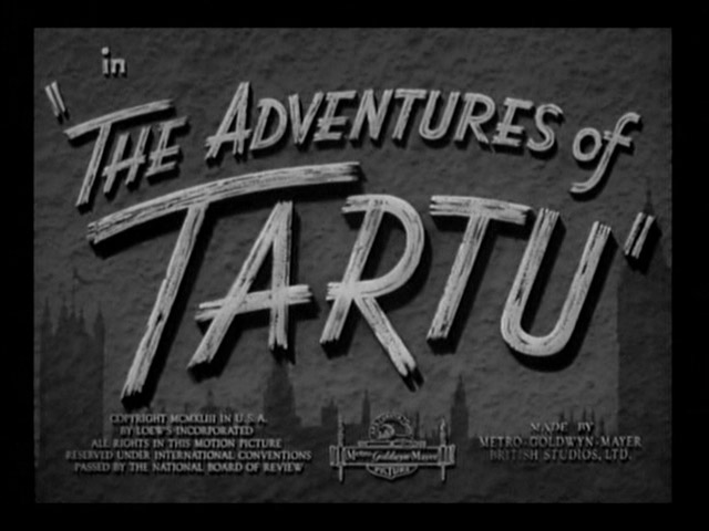 The Adventures of Tartu - Hand-lettering in Movie Titles