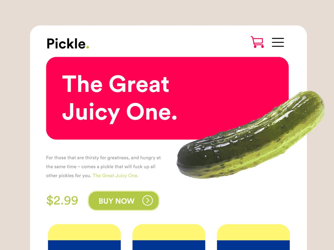 Examples of Modern Web Design