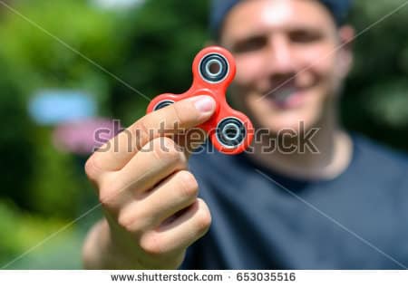 Fidget Spinner stock image