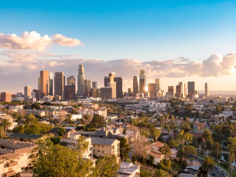 Experience the perfect blend of modern design and visual allure with a well-crafted website, reminiscent of Los Angeles's skyline at sunset. Just as the city's towering skyscrapers rise against a backdrop of clouds and blue sky, let your online presence stand out with seamless design and lush functionality.