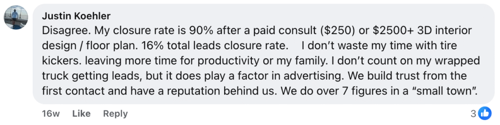 On Hook Agency, Justin Koehler explains how moving to paid consults reduced unqualified leads and increased business in his small town.