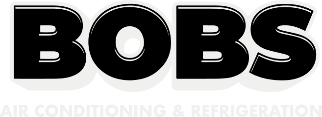 BOBS" appears in bold black letters with a shadow effect; Kristin Sullivan’s name is faintly visible underneath. Hook Agency branding.
